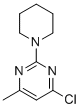 结构式 CAS# 42487-70-7, 4-氯-6-甲基-2-(1-哌啶基)嘧啶