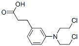 CAS 登录号：4252-25-9， 3-[3-[二(2-氯乙基)氨基]苯基]丙酸