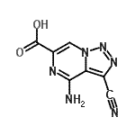 CAS#: 425366-36-5， 4-Amino-3-Cyano[1,2,3]Triazolo[1,5-a]Pyrazine-6-Carboxylic Acid