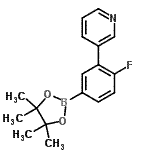 CAS#: 425378-79-6， 3-[2-Fluoro-5-(4,4,5,5-Tetramethyl-1,3,2-Dioxaborolan-2-Yl)Phenyl]Pyridine