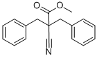 structure of CAS# 42550-72-1, Methyl 2-Benzyl-2-Cyano-3-Phenylpropanoate;2-Cyano-3-Phenyl-2-(Phenylmethyl)Propanoic Acid Methyl Ester;2-(Benzyl)-2-Cyano-3-Phenyl-Propionic Acid Methyl Ester;Idi1_016878
