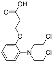 CAS#: 42558-77-0， 3-[2-[Bis(2-Chloroethyl)Amino]Phenoxy]Propanoic Acid