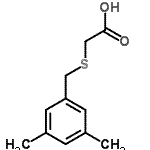 CAS#: 425607-97-2， [(3,5-Dimethylbenzyl)Sulfanyl]Acetic Acid