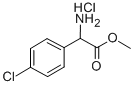 结构式 CAS# 42718-19-4, 1-(4-氯苯基)-2-甲氧基-2-氧代-1-乙烷氯化铵