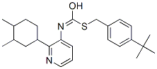 CAS#: 42754-20-1， S-[4-(2-Methyl-2-propanyl)benzyl] [2-(3,4-dimethylcyclohexyl)-3-pyridinyl]carbamothioate