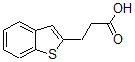 结构式 CAS# 42768-60-5, 苯并[b]噻吩-2-丙酸