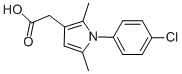 CAS 登录号：42779-82-8， 1-(4-氯苯基)-2,5-二甲基-1H-吡咯-3-乙酸