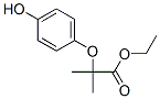 structure of CAS# 42806-90-6, 2-(4-Hydroxyphenoxy)-2-Methylpropionic Acid Ethyl Ester;Ethyl 2-(4-Hydroxyphenoxy)-2-Methyl-Propanoate;2-(4-Hydroxyphenoxy)-2-Methylpropanoic Acid Ethyl Ester;2-(4-Hydroxyphenoxy)-2-Methyl-Propionic Acid Ethyl Ester