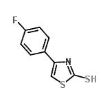 CAS#: 42838-37-9， 4-(4-Fluorophenyl)-1,3-Thiazole-2-Thiol