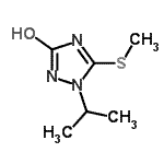 CAS#: 42838-38-0， 1-Isopropyl-5-(Methylsulfanyl)-1,2-Dihydro-3H-1,2,4-Triazol-3-One