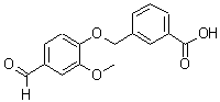 CAS#: 428470-46-6， 3-[(4-Formyl-2-Methoxyphenoxy)Methyl]Benzoic Acid