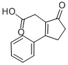 structure of CAS# 42882-19-9, (5-Oxo-2-Phenyl-Cyclopent-1-Enyl)-Acetic Acid;2-(5-Keto-2-Phenyl-1-Cyclopentenyl)Acetate;2-(5-Oxo-2-Phenyl-1-Cyclopentenyl)Ethanoate;Zinc00232091