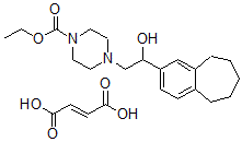 CAS#: 42882-67-7， But-2-Enedioic Acid, Ethyl 4-[2-(10-Bicyclo[5.4.0]Undeca-8,10,12-Trienyl)-2-Hydroxy-Ethyl]Piperazine-1-Carboxylate