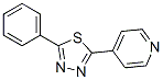 CAS 登录号：4291-07-0， 4-(5-苯基-1,3,4-噻二唑-2-基)吡啶