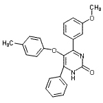 CAS#: 42919-59-5， 4-(3-Methoxyphenyl)-5-(4-Methylphenoxy)-6-Phenyl-2(1H)-Pyrimidinone