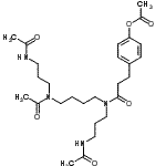 CAS#: 42920-02-5， 4-{3-[(3-Acetamidopropyl){4-[(3-Acetamidopropyl)(Acetyl)Amino]Butyl}Amino]-3-Oxopropyl}Phenyl Acetate