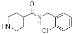 CAS#: 429631-11-8， N-(2-Chlorobenzyl)-4-Piperidinecarboxamide