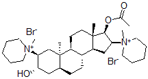 CAS#: 43021-44-9， [(2S,3S,5S,8R,9S,10S,13S,14S,16S,17R)-3-Hydroxy-10,13-dimethyl-2,16-bis(1-methylpiperidin-1-ium-1-yl)-2,3,4,5,6,7,8,9,11,12,14,15,16,17-tetradecahydro-1H-cyclopenta[a]phenanthren-17-yl] acetate dibromide