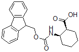 结构式 CAS# 430460-38-1, (1S,2R)-2-[[(9H-芴-9-基甲氧基)羰基]氨基]-环己烷羧酸