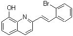 CAS#: 430460-55-2， 2-[(E)-2-(2-Bromophenyl)Vinyl]-8-Quinolinol