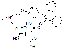 CAS#: 43054-45-1， Clomiphene Citrate