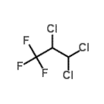 结构式 CAS# 431-51-6, 2,3,3-三氯-1,1,1-三氟丙烷