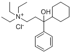 CAS#: 4310-35-4， (3-Cyclohexyl-3-hydroxy-3-phenylpropyl)triethylammonium chloride