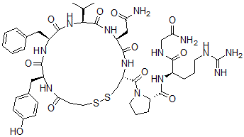 CAS#: 43157-23-9， [Deamino-Cys1, Val4, D-Arg8]-Vasopressin