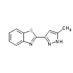 CAS#: 43193-09-5， 2-(5-Methyl-1H-Pyrazol-3-Yl)-1,3-Benzothiazole