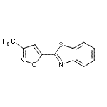 CAS#: 43193-12-0， 2-(3-Methyl-1,2-Oxazol-5-Yl)-1,3-Benzothiazole