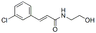 CAS 登录号：43196-11-8， N-(2-羟基乙基)-3-(3-氯苯基)丙烯酰胺