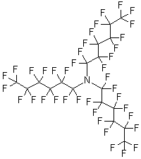 structure of CAS# 432-08-6, Perfluorotrihexylamine;Tris(1,1,2,2,3,3,4,4,5,5,6,6,6-Tridecafluorohexyl)Amine;Perfluorotrihexylamine;1-Hexanamine, 1,1,2,2,3,3,4,4,5,5,6,6,6-Tridecafluoro-N,N-Bis(Tridecafluorohexyl)-