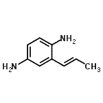 CAS#: 432027-49-1， 2-[(1E)-1-Propen-1-Yl]-1,4-Benzenediamine