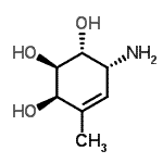 CAS#: 432547-04-1， (1R,2R,3R,6R)-6-Amino-4-Methyl-4-Cyclohexene-1,2,3-Triol