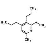 CAS#: 432556-35-9， 2-Ethyl-6-Methyl-3,4-Dipropylpyridine