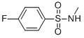 结构式 CAS# 433-14-7, 4-氟-N-甲基苯磺酰胺