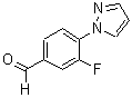 CAS#: 433920-88-8， 3-Fluoro-4-(1H-Pyrazol-1-Yl)-Benzaldehyde
