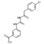CAS#: 433943-50-1， 3-({[(4-Chlorophenyl)Acetyl]Carbamothioyl}Amino)Benzoic Acid