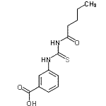 CAS#: 433952-31-9， 3-[(Pentanoylcarbamothioyl)Amino]Benzoic Acid