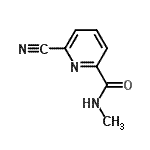 CAS#: 435273-30-6， 6-Cyano-N-Methyl-2-Pyridinecarboxamide