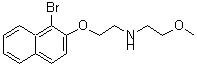 CAS#: 435288-40-7， 2-[(1-Bromo-2-Naphthyl)Oxy]-N-(2-Methoxyethyl)Ethanamine