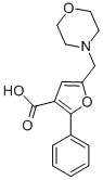 structure of CAS# 435341-95-0, 5-Morpholin-4-Ylmethyl-2-Phenyl-Furan-3-Carboxylic Acid;5-(Morpholin-4-Ium-4-Ylmethyl)-2-Phenyl-Furan-3-Carboxylate;5-(4-Morpholin-4-Iumylmethyl)-2-Phenyl-3-Furancarboxylate;5-(Morpholin-4-Ium-4-Ylmethyl)-2-Phenyl-3-Furoate