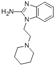 structure of CAS# 435342-20-4, 1-(2-Piperidin-1-Yl-Ethyl)-1H-Benzoimidazol-2-Ylamine;1-[2-(1-Piperidin-1-Iumyl)Ethyl]-2-Benzimidazolamine;[1-(2-Piperidin-1-Ium-1-Ylethyl)Benzimidazol-2-Yl]Amine;Zinc00186855