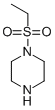 structure of CAS# 435345-15-6, 1-Ethylsulfonyl-Piperazine;Zinc00356407