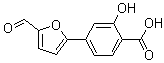 structure of CAS# 436088-45-8, 4-(5-Formyl-2-Furyl)-2-Hydroxy-Benzoic acid;4-(5-Formyl-2-Furyl)-2-Hydroxy-Benzoate;4-(5-Formyl-2-Furyl)-2-Hydroxybenzoate;2-Hydroxy-4-(5-Methanoylfuran-2-Yl)Benzoate