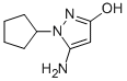 structure of CAS# 436088-87-8, 5-Amino-1-Cyclopentyl-1H-Pyrazol-3-Ol;St5267949;Oprea1_441156;Oprea1_787794