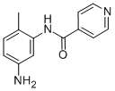 structure of CAS# 436089-25-7, N-(5-Amino-2-Methyl-Phenyl)-Isonicotinamide;N-(5-Amino-2-Methyl-Phenyl)Pyridine-4-Carboxamide;N-(5-Amino-2-Methylphenyl)-4-Pyridinecarboxamide;N-(5-Amino-2-Methyl-Phenyl)Isonicotinamide