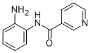 structure of CAS# 436089-31-5, N-(2-Amino-Phenyl)-Nicotinamide;N-(2-Aminophenyl)-3-Pyridinecarboxamide;N-(2-Aminophenyl)Nicotinamide;St5309634