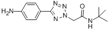 structure of CAS# 436092-97-6, 2-[5-(4-Amino-Phenyl)-Tetrazol-2-Yl]-N-Tert-Butyl-Acetamide;2-[5-(4-Aminophenyl)Tetrazol-2-Yl]-N-Tert-Butyl-Acetamide;2-[5-(4-Aminophenyl)-2-Tetrazolyl]-N-Tert-Butylacetamide;2-[5-(4-Aminophenyl)-1,2,3,4-Tetrazol-2-Yl]-N-Tert-Butyl-Ethanamide