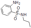structure of CAS# 436095-50-0, 2-Amino-N-Propylbenzenesulfonamide;2-Amino-N-Propylbenzene-1-Sulfonamide;2-Amino-N-Propylbenzenesulfonamide